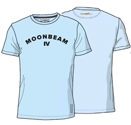 Moonbeam Polo T-shirt Lyseblå